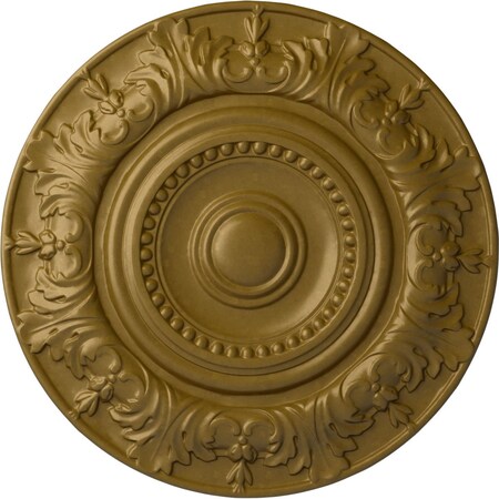 Biddix Ceiling Medallion (Fits Canopies Up To 7 1/2), Hand-Painted Gold, 20 7/8OD X 1 1/4P